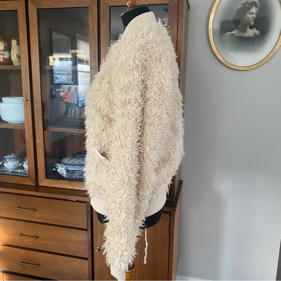 NWT Chaser Faux Fur Lamby Bomber Jacket - Picture 5 of 10